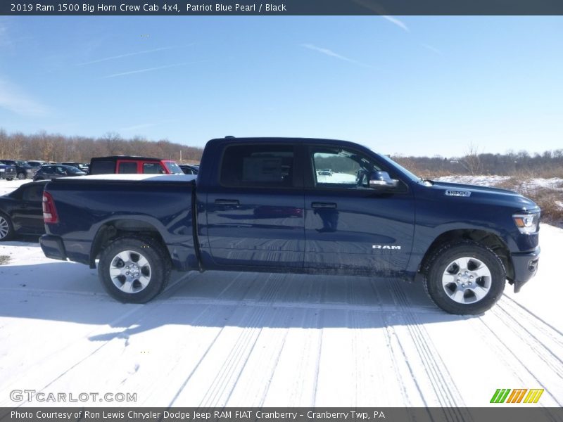 Patriot Blue Pearl / Black 2019 Ram 1500 Big Horn Crew Cab 4x4