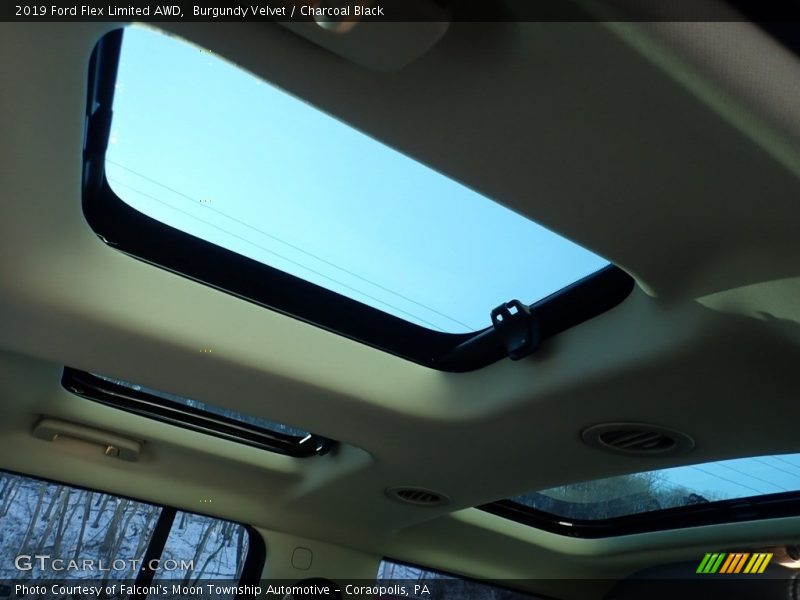 Burgundy Velvet / Charcoal Black 2019 Ford Flex Limited AWD