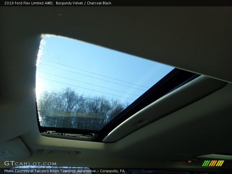 Burgundy Velvet / Charcoal Black 2019 Ford Flex Limited AWD