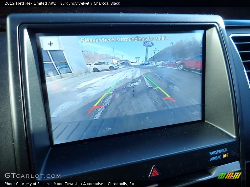 Burgundy Velvet / Charcoal Black 2019 Ford Flex Limited AWD