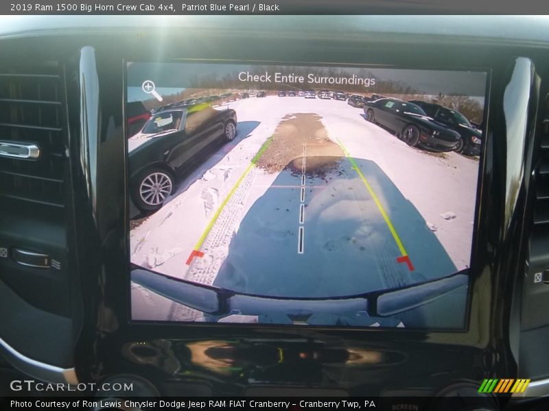 Patriot Blue Pearl / Black 2019 Ram 1500 Big Horn Crew Cab 4x4