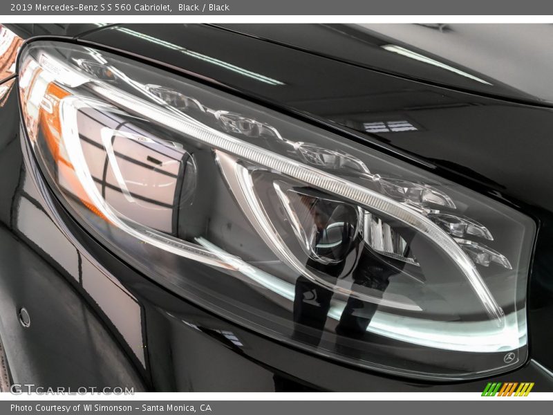 Black / Black 2019 Mercedes-Benz S S 560 Cabriolet