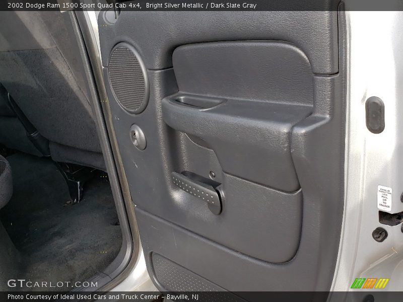Bright Silver Metallic / Dark Slate Gray 2002 Dodge Ram 1500 Sport Quad Cab 4x4