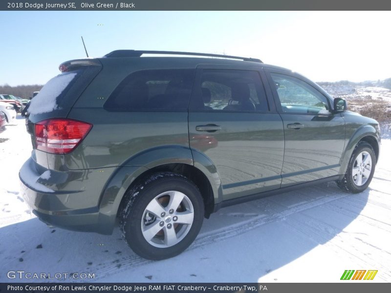 Olive Green / Black 2018 Dodge Journey SE