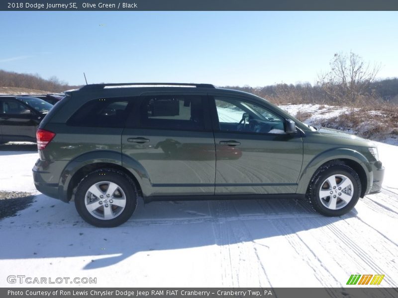 Olive Green / Black 2018 Dodge Journey SE