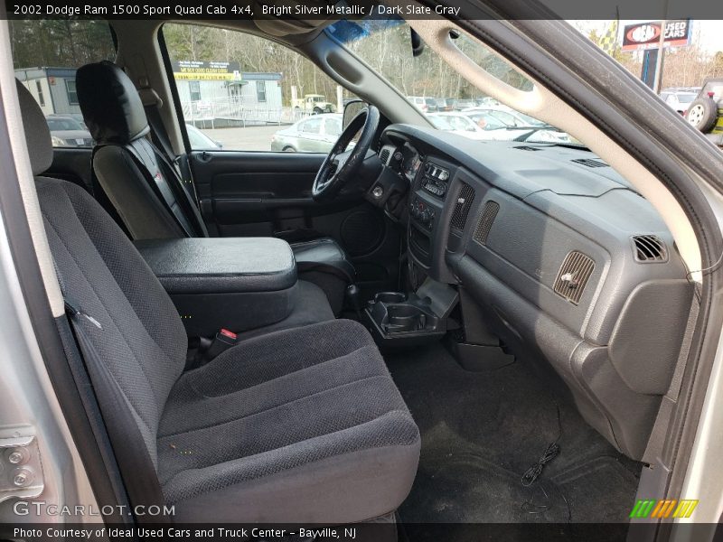 Bright Silver Metallic / Dark Slate Gray 2002 Dodge Ram 1500 Sport Quad Cab 4x4