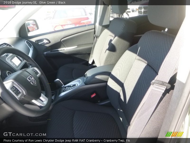 Olive Green / Black 2018 Dodge Journey SE