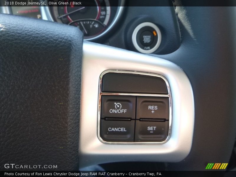 Olive Green / Black 2018 Dodge Journey SE