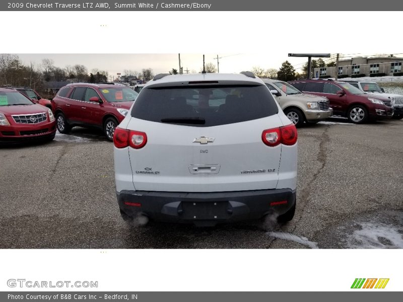 Summit White / Cashmere/Ebony 2009 Chevrolet Traverse LTZ AWD