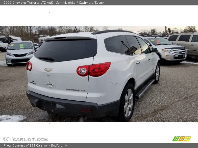 Summit White / Cashmere/Ebony 2009 Chevrolet Traverse LTZ AWD