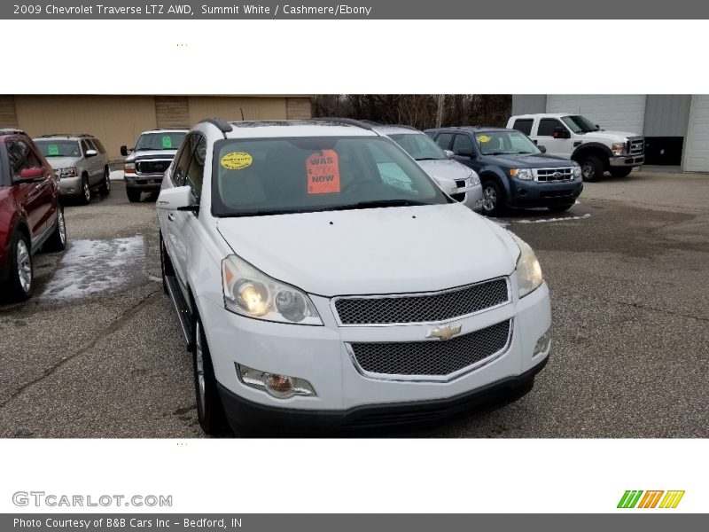 Summit White / Cashmere/Ebony 2009 Chevrolet Traverse LTZ AWD