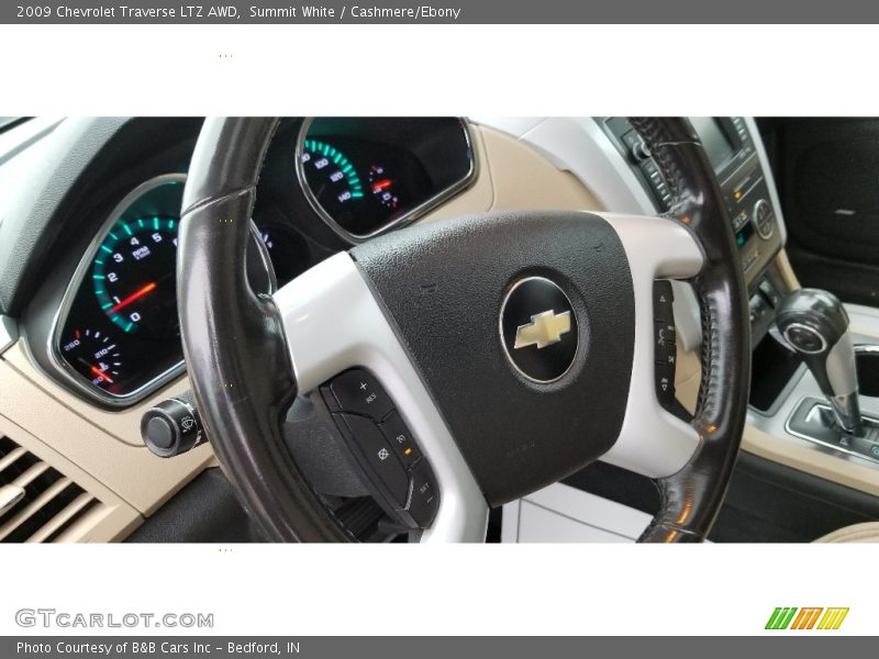 Summit White / Cashmere/Ebony 2009 Chevrolet Traverse LTZ AWD