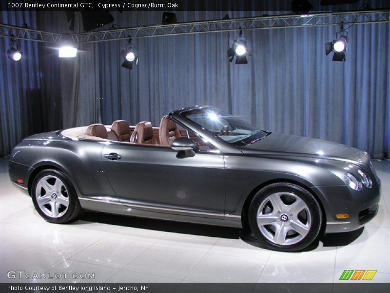 Cypress / Cognac/Burnt Oak 2007 Bentley Continental GTC