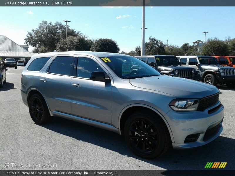 Billet / Black 2019 Dodge Durango GT