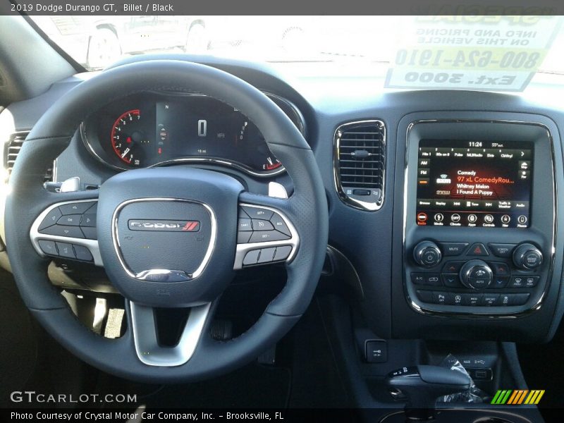 Billet / Black 2019 Dodge Durango GT