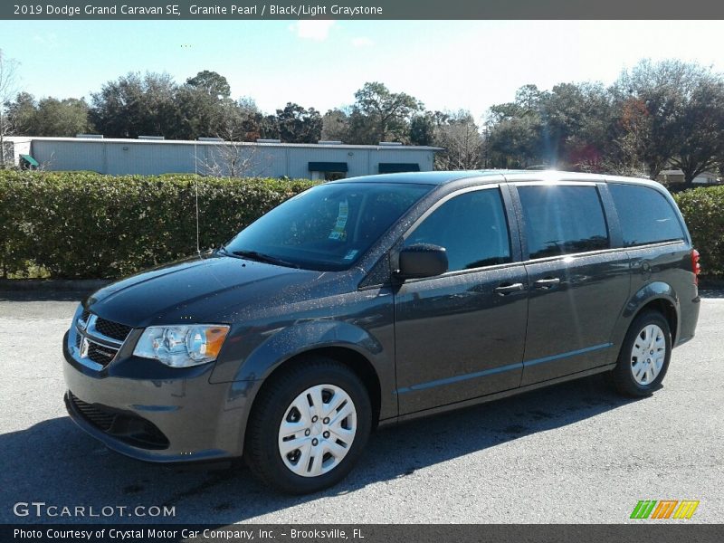 Granite Pearl / Black/Light Graystone 2019 Dodge Grand Caravan SE