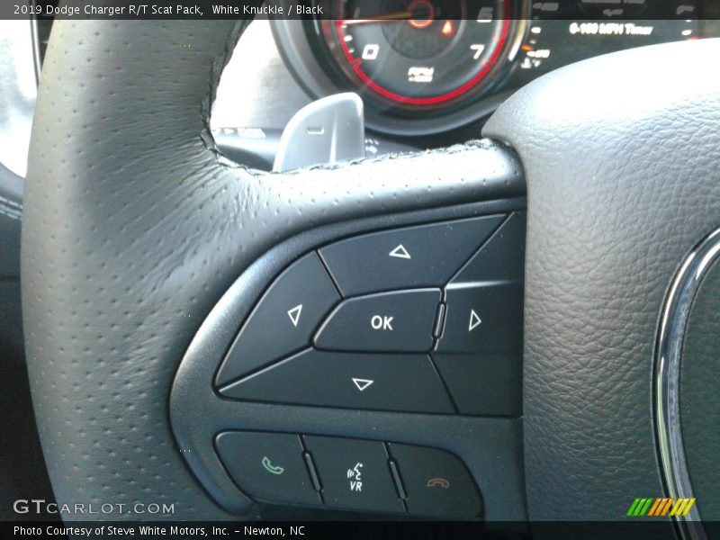 White Knuckle / Black 2019 Dodge Charger R/T Scat Pack