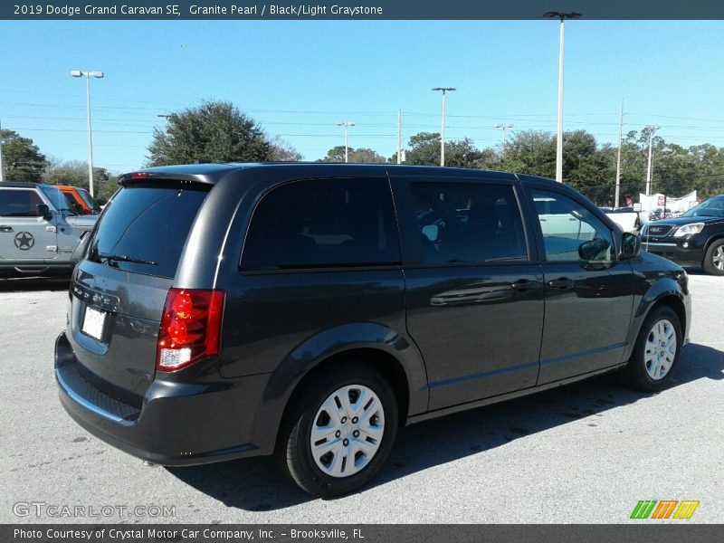 Granite Pearl / Black/Light Graystone 2019 Dodge Grand Caravan SE