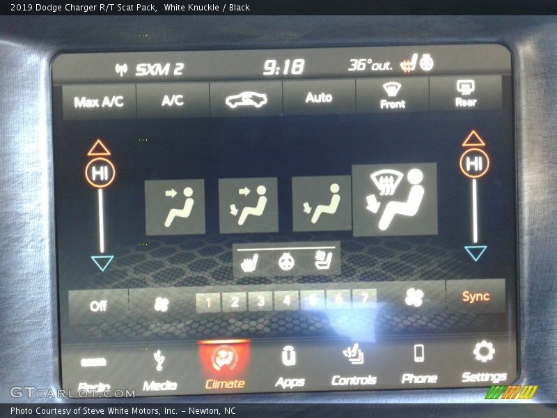 White Knuckle / Black 2019 Dodge Charger R/T Scat Pack