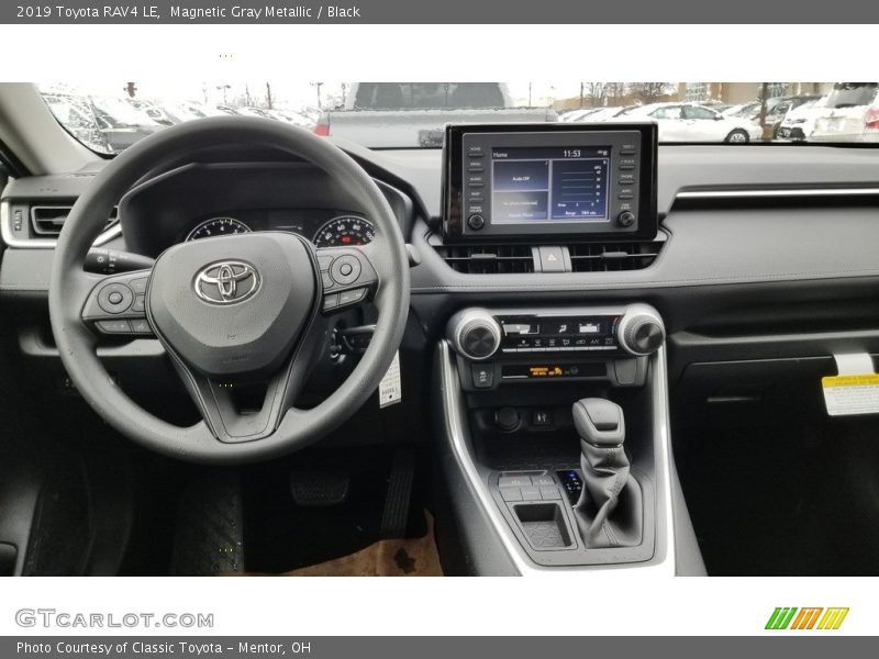 Magnetic Gray Metallic / Black 2019 Toyota RAV4 LE
