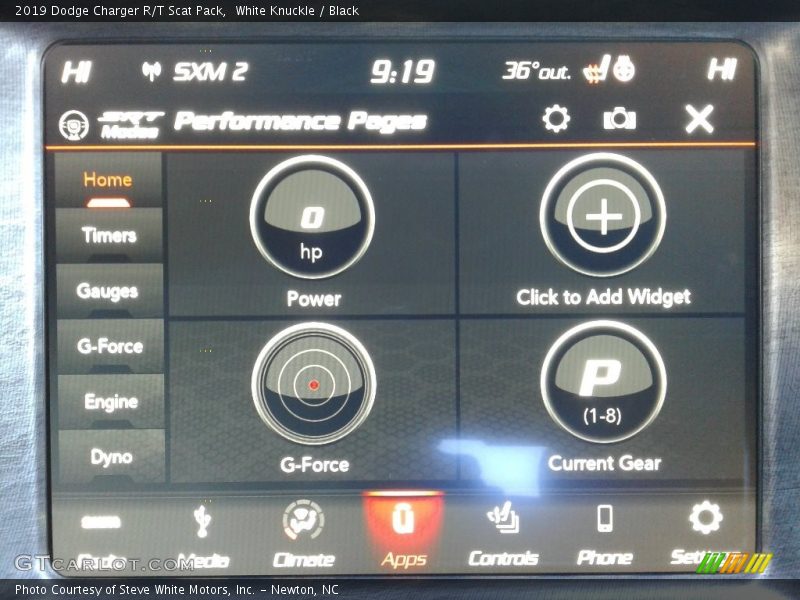 White Knuckle / Black 2019 Dodge Charger R/T Scat Pack