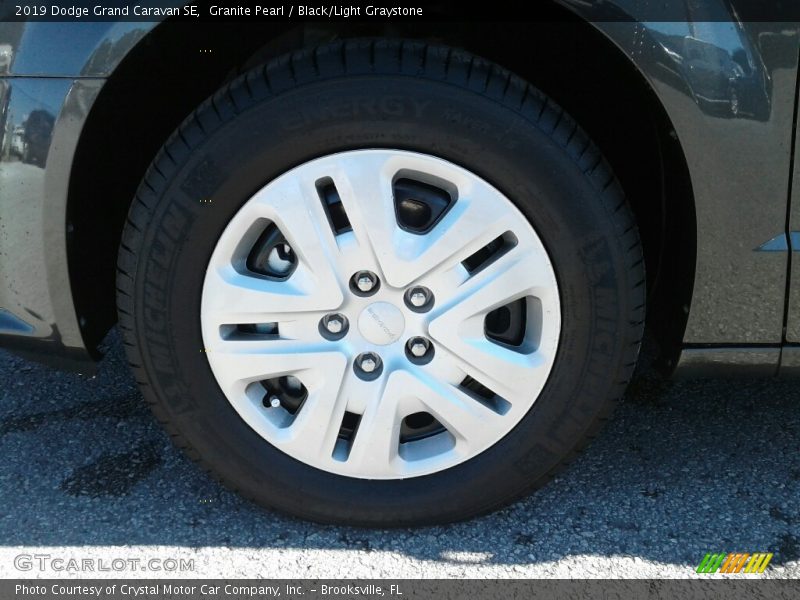 Granite Pearl / Black/Light Graystone 2019 Dodge Grand Caravan SE