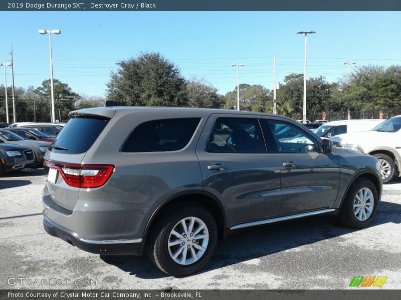 Destroyer Gray / Black 2019 Dodge Durango SXT