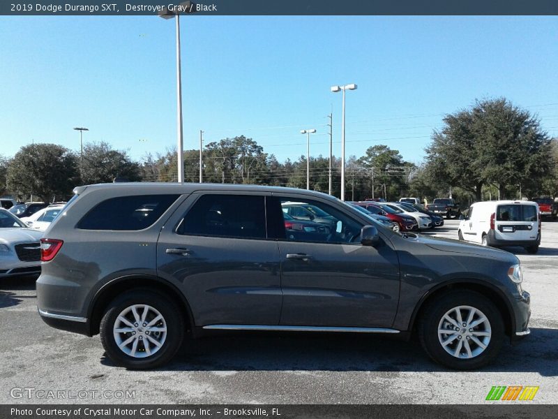 Destroyer Gray / Black 2019 Dodge Durango SXT