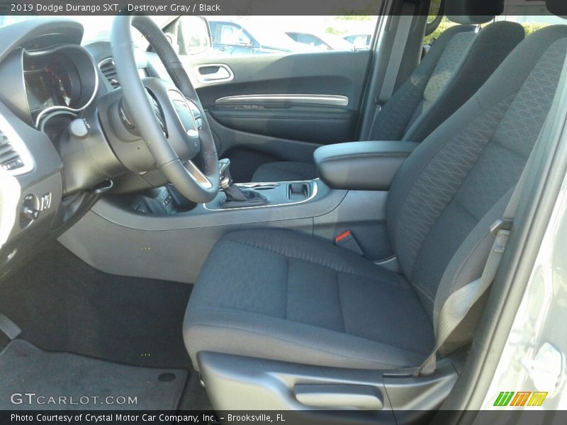 Destroyer Gray / Black 2019 Dodge Durango SXT