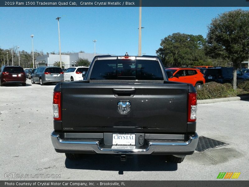 Granite Crystal Metallic / Black 2019 Ram 1500 Tradesman Quad Cab