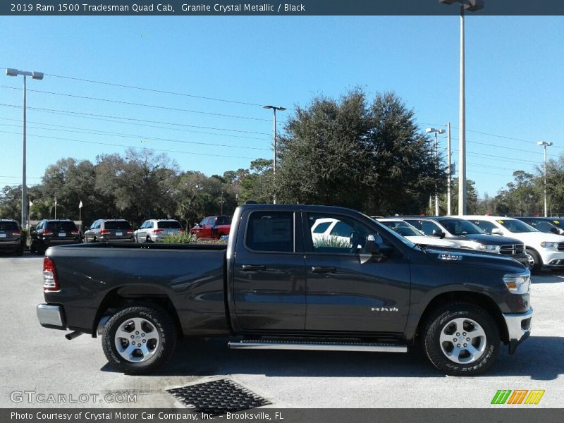 Granite Crystal Metallic / Black 2019 Ram 1500 Tradesman Quad Cab