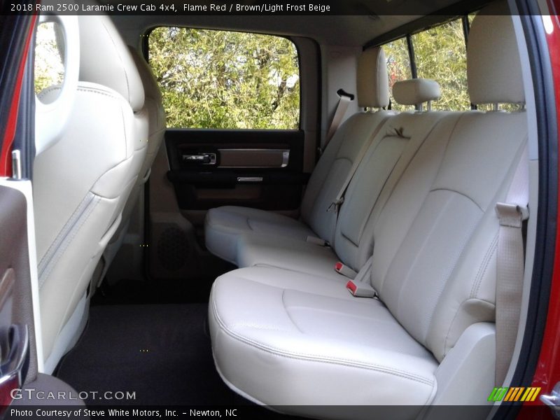 Flame Red / Brown/Light Frost Beige 2018 Ram 2500 Laramie Crew Cab 4x4