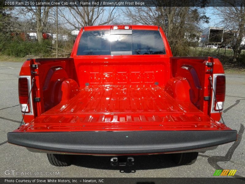 Flame Red / Brown/Light Frost Beige 2018 Ram 2500 Laramie Crew Cab 4x4