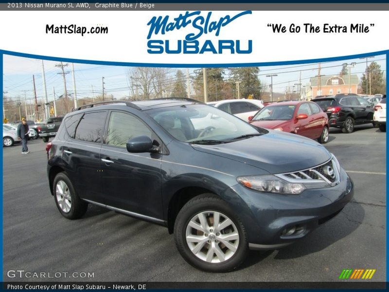 Graphite Blue / Beige 2013 Nissan Murano SL AWD