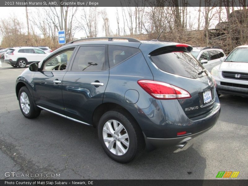 Graphite Blue / Beige 2013 Nissan Murano SL AWD