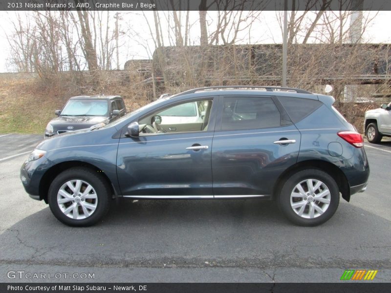 Graphite Blue / Beige 2013 Nissan Murano SL AWD