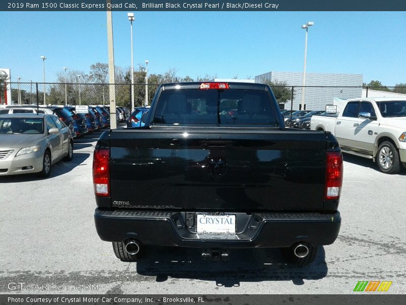 Brilliant Black Crystal Pearl / Black/Diesel Gray 2019 Ram 1500 Classic Express Quad Cab