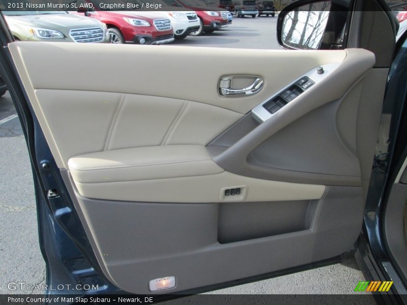 Graphite Blue / Beige 2013 Nissan Murano SL AWD
