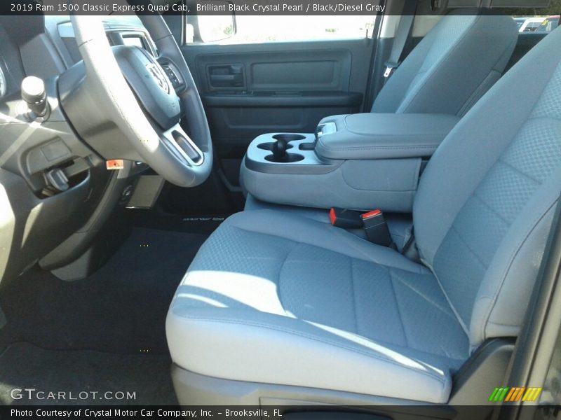 Brilliant Black Crystal Pearl / Black/Diesel Gray 2019 Ram 1500 Classic Express Quad Cab