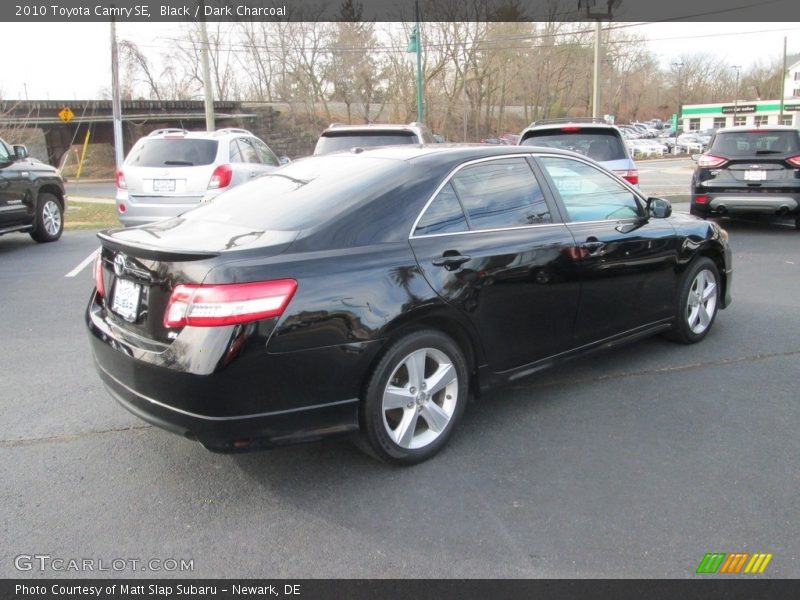 Black / Dark Charcoal 2010 Toyota Camry SE