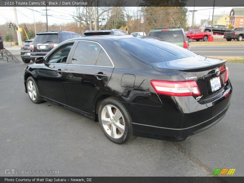 Black / Dark Charcoal 2010 Toyota Camry SE