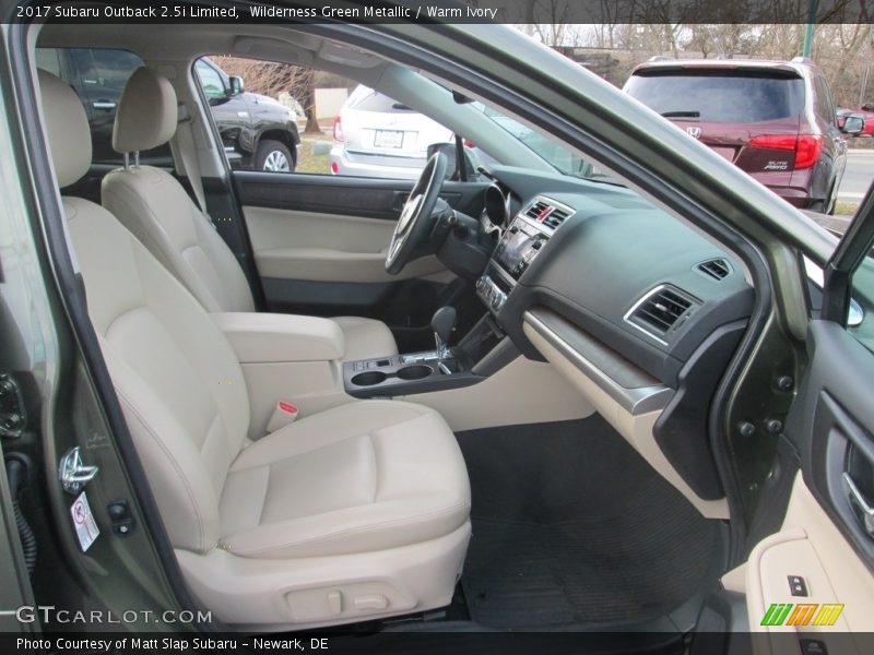 Wilderness Green Metallic / Warm Ivory 2017 Subaru Outback 2.5i Limited