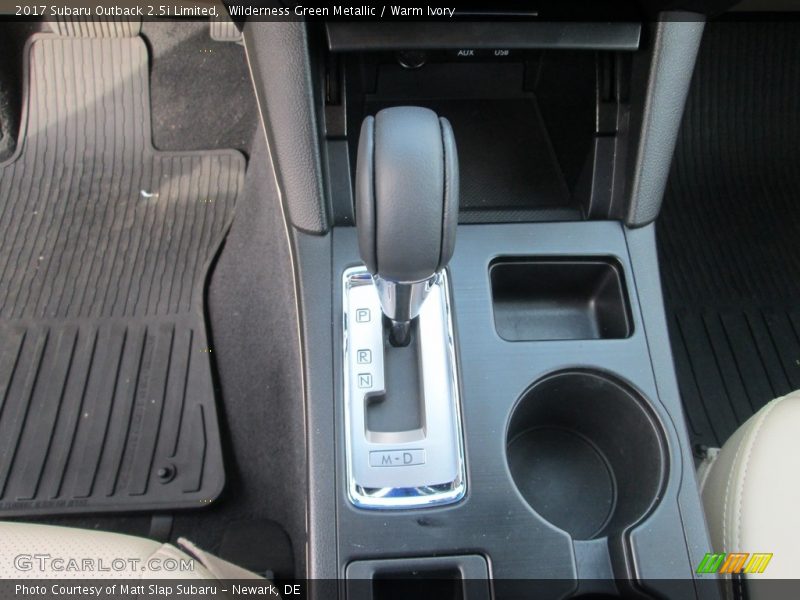 Wilderness Green Metallic / Warm Ivory 2017 Subaru Outback 2.5i Limited