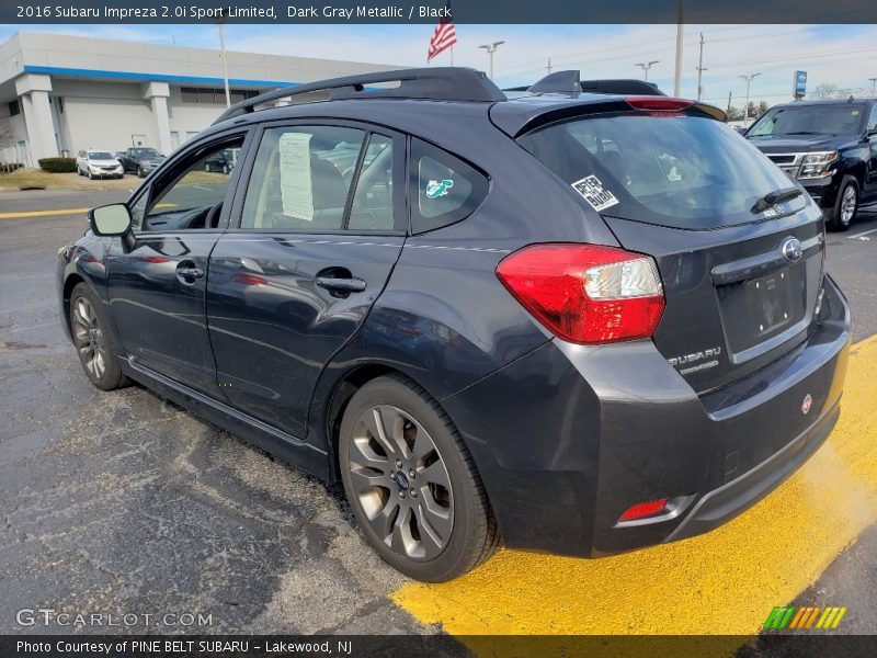 Dark Gray Metallic / Black 2016 Subaru Impreza 2.0i Sport Limited