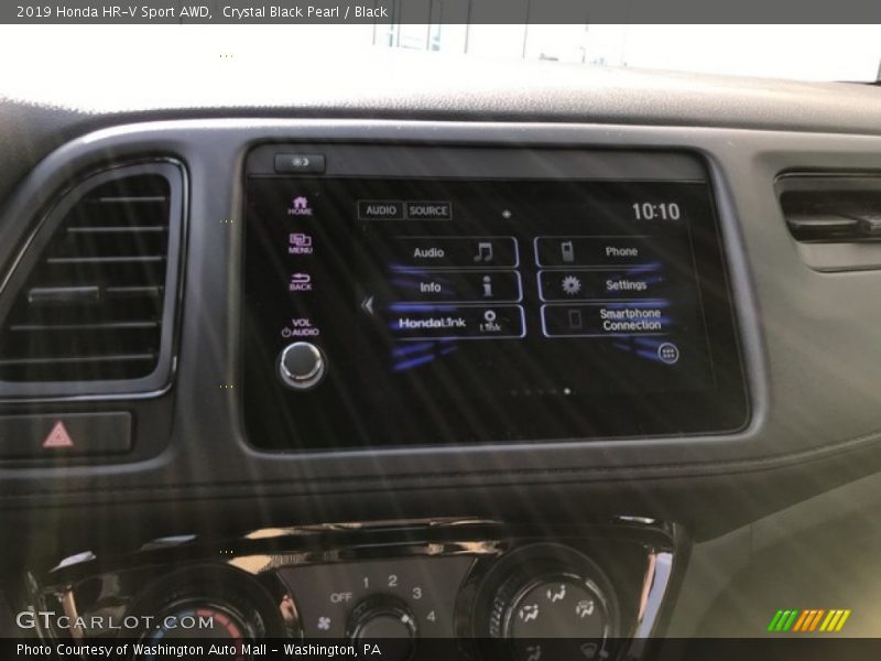 Crystal Black Pearl / Black 2019 Honda HR-V Sport AWD