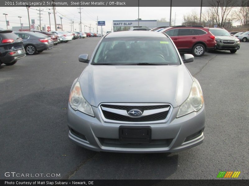 Steel Silver Metallic / Off-Black 2011 Subaru Legacy 2.5i Premium