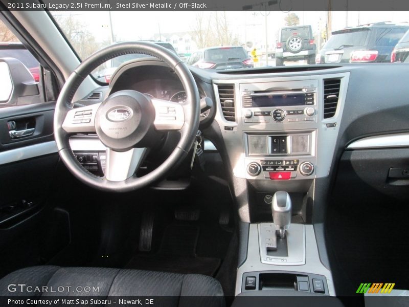 Steel Silver Metallic / Off-Black 2011 Subaru Legacy 2.5i Premium