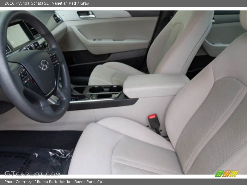 Venetian Red / Gray 2016 Hyundai Sonata SE
