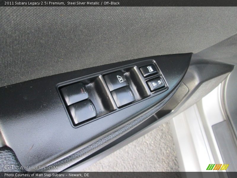 Steel Silver Metallic / Off-Black 2011 Subaru Legacy 2.5i Premium