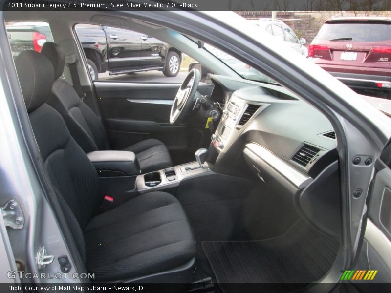 Steel Silver Metallic / Off-Black 2011 Subaru Legacy 2.5i Premium